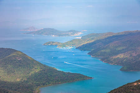 Countryside landscape in Hong Kong, Winterの写真素材