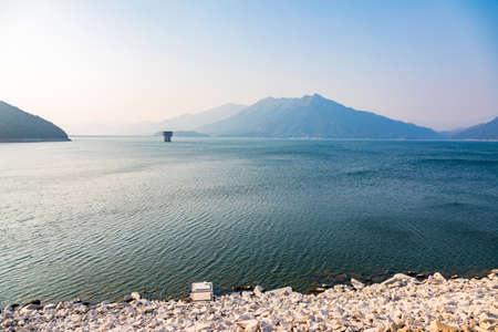 Sea and Mountain, Autumnの写真素材