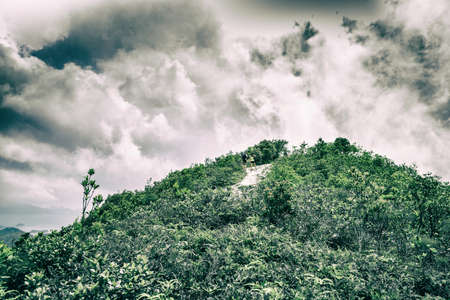 Peak and Cloudscapeの写真素材