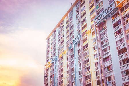astract view of Hong Kong public houses