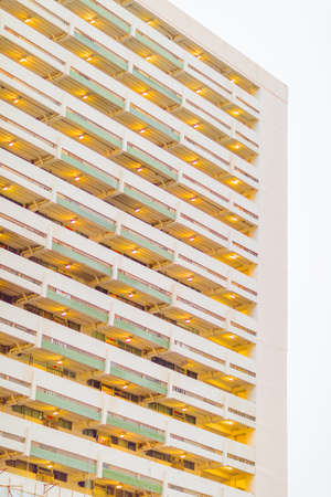 astract view of Hong Kong public housesのeditorial素材