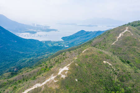 Mountains in Hong Kongの写真素材