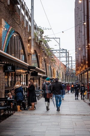 the famous downtown market of London, Camden Town, daytimeのeditorial素材
