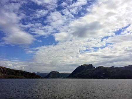 Norwegian Coastal Fjordの写真素材