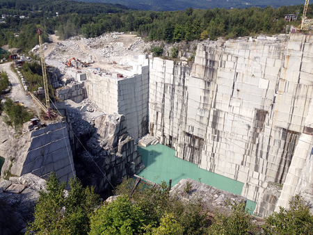 Active Vermont Marble Quarryの写真素材