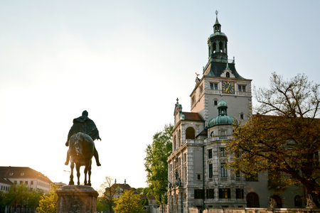 Bavarian National Museum in Munich Bavaria Germanyのeditorial素材