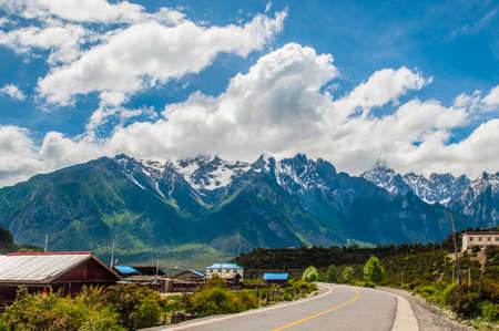 Beautiful highwayの写真素材