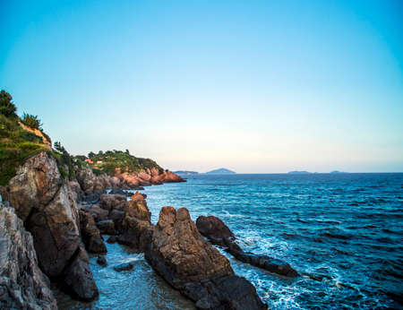 Rocky coastの写真素材