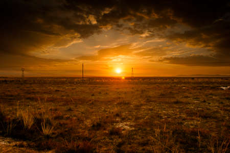 Gobi skyの写真素材