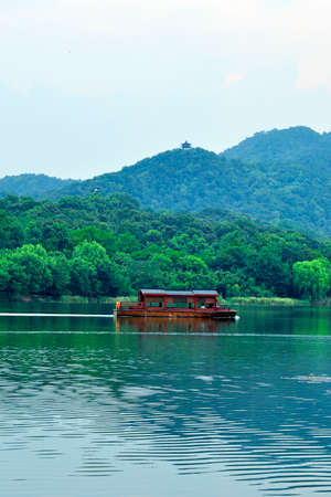 China Hangzhou West Lake in Springの写真素材