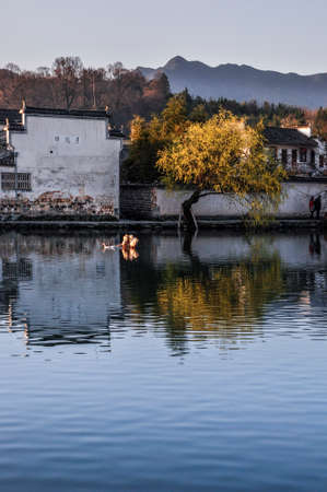 Huizhou Hongcun buildingのeditorial素材