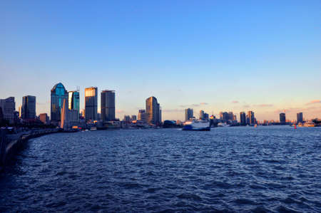 Shanghai city viewのeditorial素材