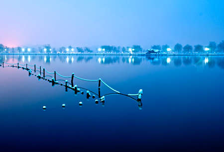 Hangzhou West Lake Snowの写真素材