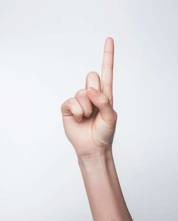 Hand gestureの写真素材