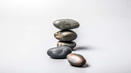 Stacked stonesの写真素材