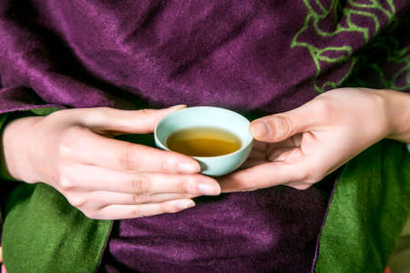 Chinese tea ceremonyの写真素材