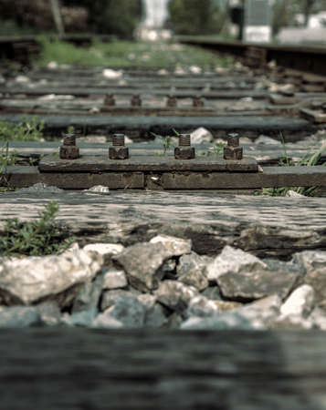 Railroad tracksの写真素材
