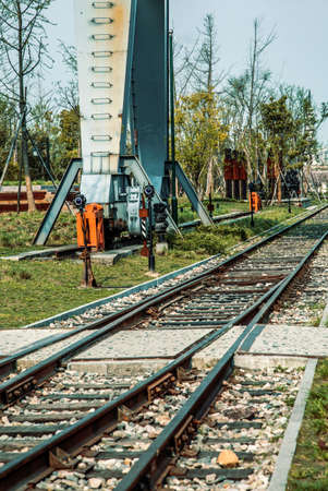 Railroad tracksの写真素材