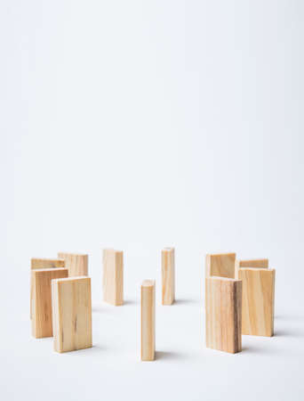 Domino circleの写真素材