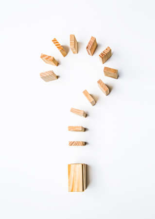 Domino doubtの写真素材