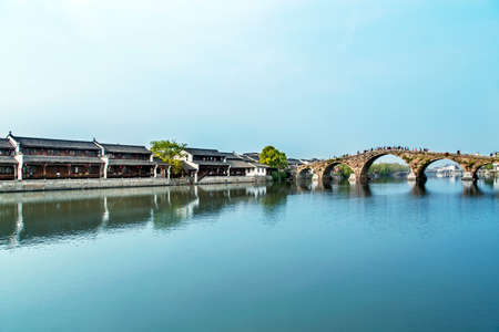 Tangxi Town, Hangzhou Chinaのeditorial素材