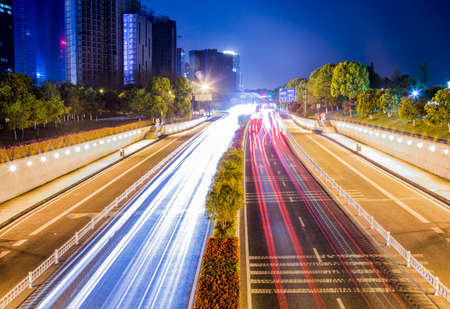 Chinese city of Hangzhouの写真素材