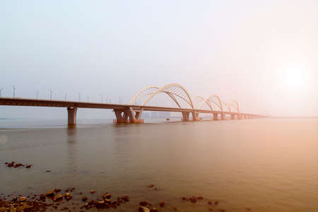 China Hangzhou Jiubao Bridgeの写真素材