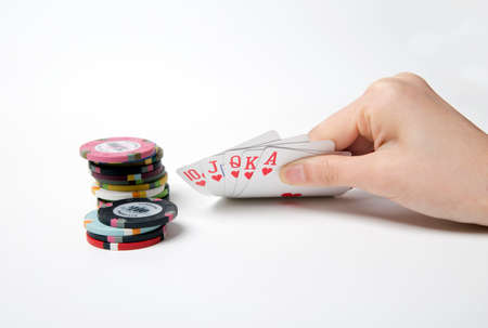 Poker chipsのeditorial素材