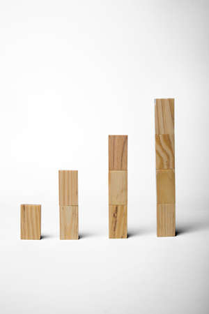 Up Dominoの写真素材