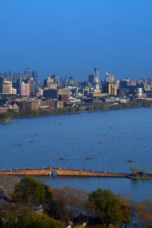Hangzhou West Lake sceneryのeditorial素材