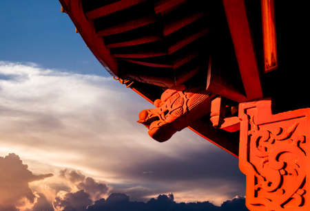 Chinese ancient architectureの写真素材