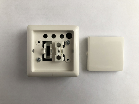 white wall switch in the analysis
