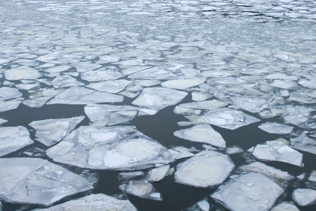 ice on the water