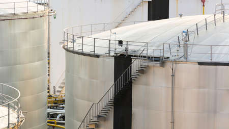 Industrial oil in petrochemical for backgroundの写真素材