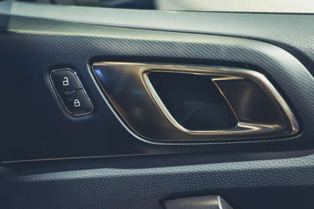 car door lock switch,car door opening handleの写真素材