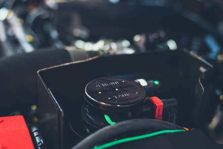 Close up shot of car engine for background,Close up Cover engine tank in engine car