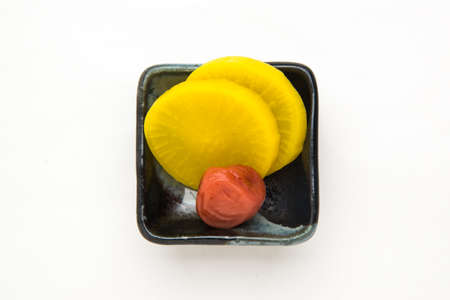 umeboshi and takuanの写真素材