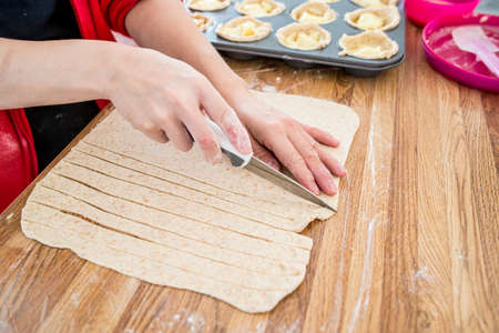 series of making apple pie
