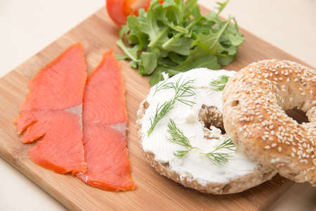 salmon begalの写真素材