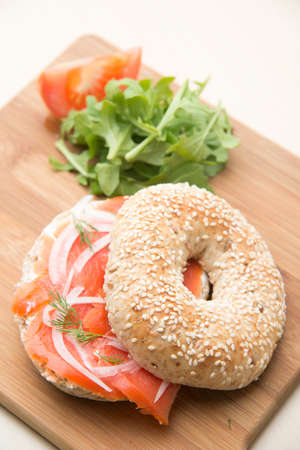 salmon begalの写真素材