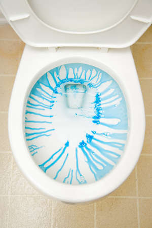 washing toiletの写真素材