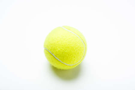 isolated tennis ballの写真素材