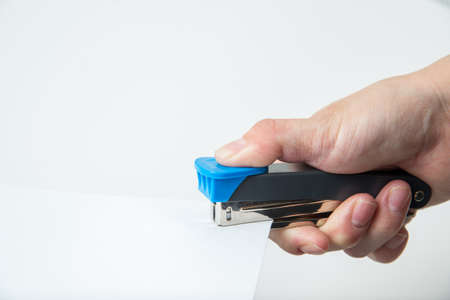 using staplerの写真素材