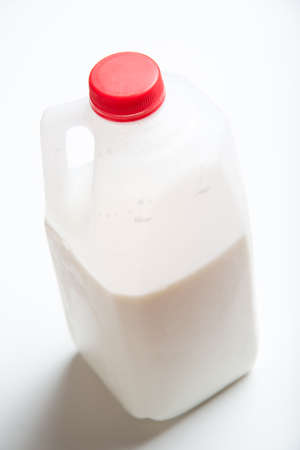 bottled milkの写真素材