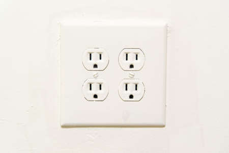 power socket and plugの写真素材
