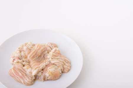 beef intestine, tetchan for japanese yakinikuの写真素材