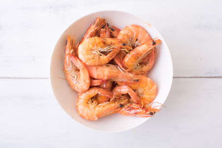 grilled shrimpの写真素材