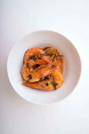 shanghai style fried shrimpの写真素材