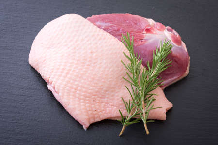 duck breast meatの写真素材