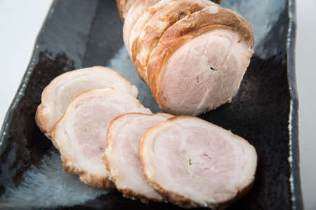 roast pork for ramenの写真素材